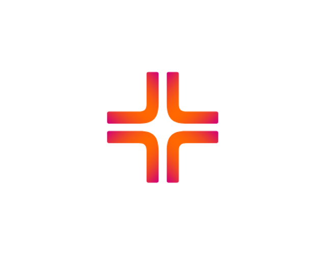 Abstract interconnected lines icon representing connectivity and linked systems